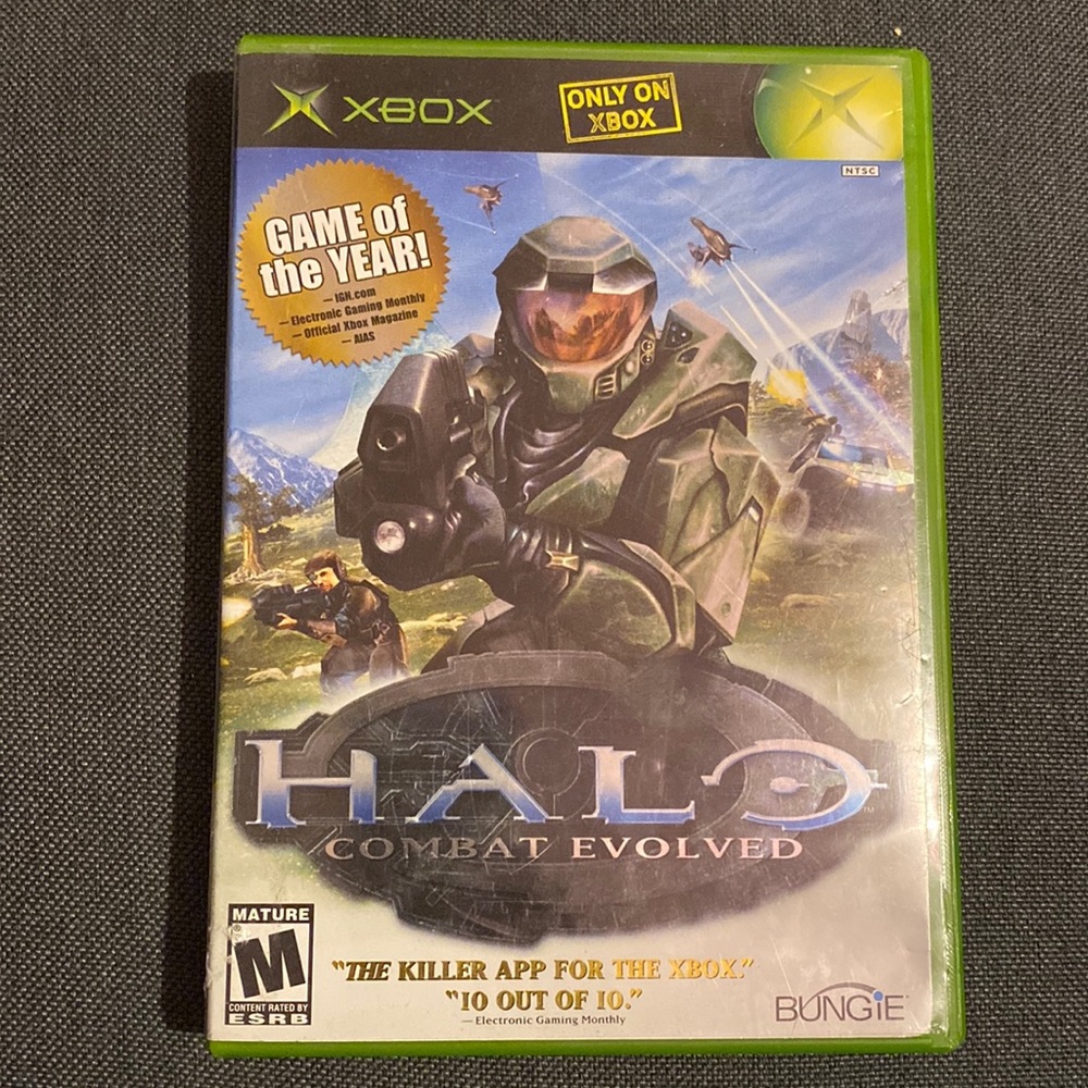 XBOX Halo Combat Evolved Video Game